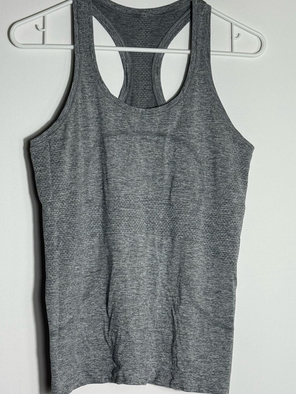 lululemon athletica Heather Grey Racerback Tank